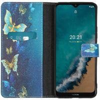 imoshion Design TPU Klapphülle für das Nokia G50 - Butterfly