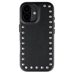 Selencia Studs Backcover mit MagSafe Apple iPhone 17 - Velvet Black