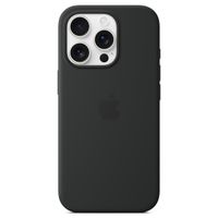 Apple Silikon-Case MagSafe für das Apple iPhone 16 Pro - Black