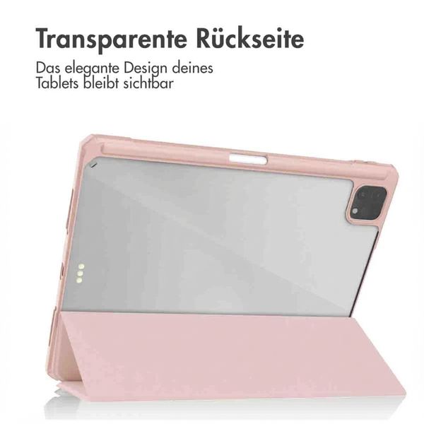 imoshion Trifold Hardcase Klapphülle Apple iPad Pro 11 (2022 / 2021 / 2020 / 2018) - Rosa