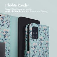 imoshion Design Klapphülle Samsung Galaxy A51 - Blue Flowers