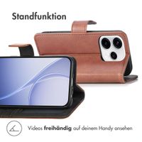imoshion Luxuriöse Klapphülle Oppo Reno15 (5G) - Braun