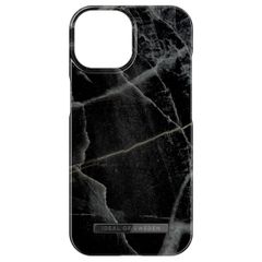 iDeal of Sweden Fashion Back Case für das iPhone 15 - Black Thunder Marble