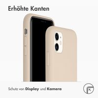 Accezz Liquid Silikoncase für das iPhone 11 - Stone