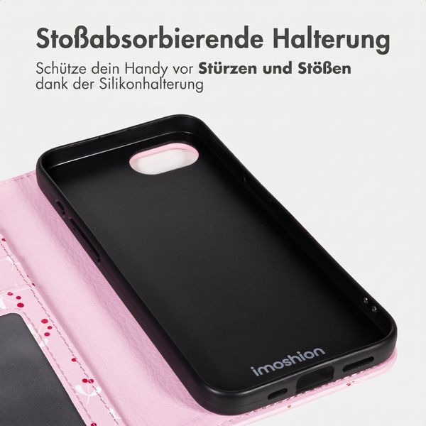 imoshion Design Klapphülle Apple iPhone 17e / 16e - Blush Berries