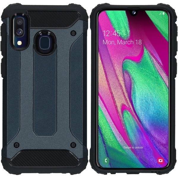 imoshion Rugged Xtreme Case Dunkelblau für Samsung Galaxy A40
