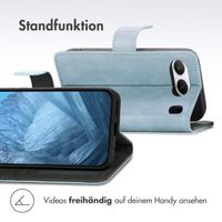 imoshion Luxuriöse Klapphülle OnePlus Nord 4 - Hellblau