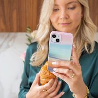 Selencia Aurora Fashion Back Case für das Apple iPhone 14 Pro Max - ﻿Strapazierfähige Hülle - 100 % recycelt - Sky Sunset Multicolor