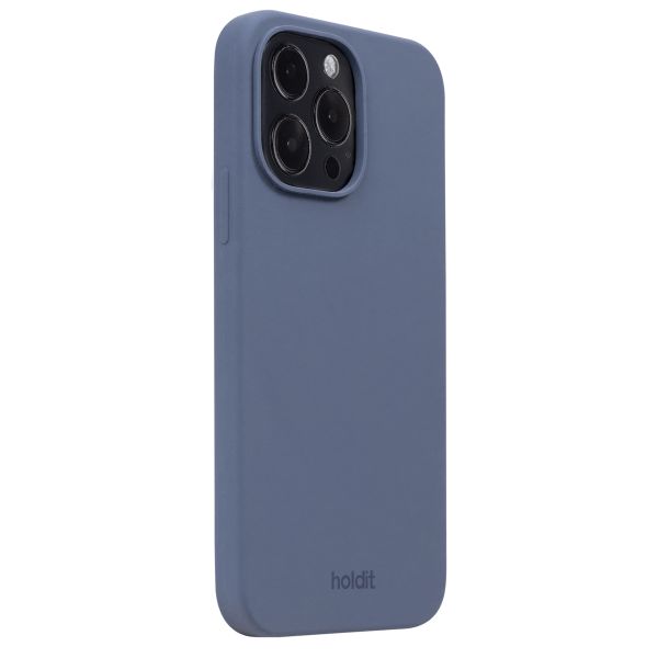 Holdit Silicone Case für das iPhone 15 Pro Max - Pacific Blue