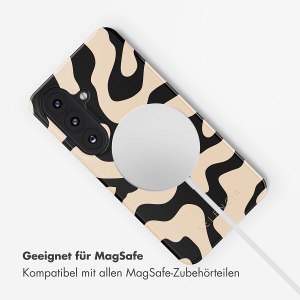 Selencia Vivid Rückabdeckung mit MagSafe Samsung Galaxy S26 Plus - Art Wave Black