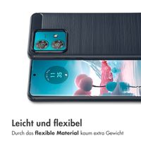 imoshion Brushed Back Cover Motorola Edge 40 Neo - Dunkelblau