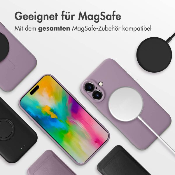 imoshion Color Back Cover mit MagSafe Apple iPhone 16 - Violett