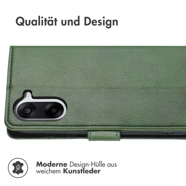 imoshion Luxuriöse Klapphülle OnePlus Nord CE5 - Grün