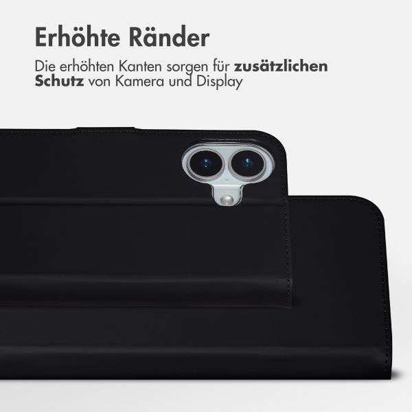 Accezz Wallet TPU Klapphülle Apple iPhone 17 - Schwarz