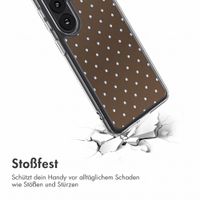 imoshion Design Hülle Samsung Galaxy S27 / S26 - Polka Dot Bruin