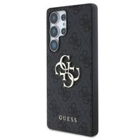 Guess 4G Metal Logo Back Cover Samsung Galaxy S25 Ultra - Schwarz