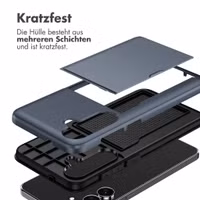 imoshion Backcover mit Kartenfach Samsung Galaxy S26 FE - Dunkelblau