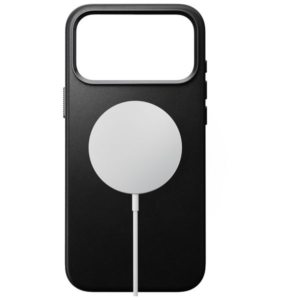 Nomad Traditional Leather Backcover mit MagSafe Apple iPhone 18 Pro Max - Black