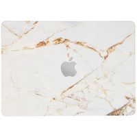 imoshion Laptop Cover für das MacBook Air 13 Zoll (2022) / Air 13 Zoll (2024) M3 chip - A2681 / A3113 - White Marble