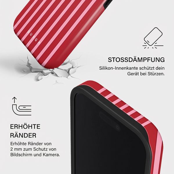 Burga Tough Back Cover MagSafe Apple iPhone 16 - Strawberry Jam