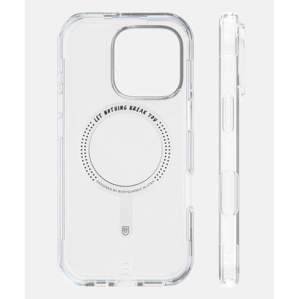 BodyGuardz Carve Back Cover MagSafe für das iPhone 16 Pro - Clear