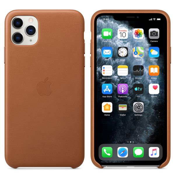 Apple Leder-Case Saddle Brown für das Apple iPhone 11 Pro Max