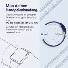 imoshion Edelstahlarmband für Samsung Galaxy Watch 9 (40/44mm) / Watch 8 (40/44mm) / Classic (46mm) - Schwarz