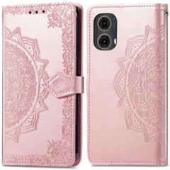 imoshion Mandala Klapphülle Motorola Moto G85 - Rosé gold