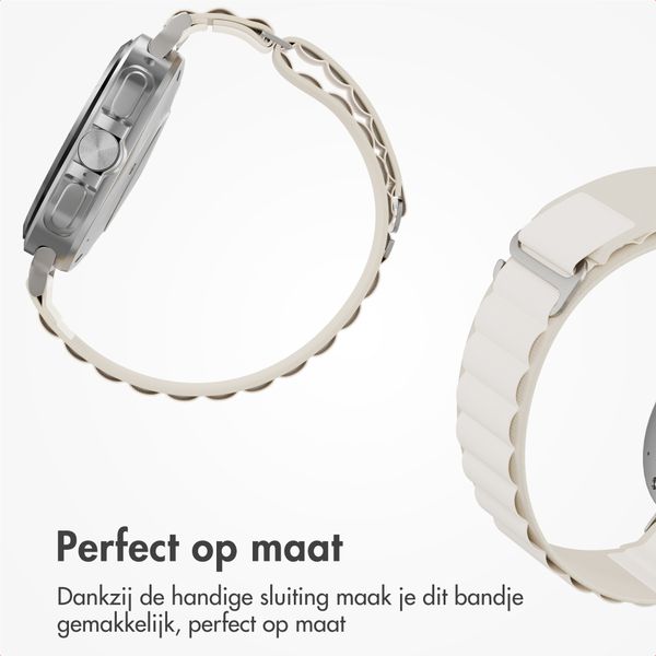 Accezz Nylon Alpine Armband für Samsung Galaxy Watch Ultra 2 (2026) / Ultra (2024/2025) - Polarstern