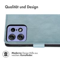 imoshion Luxuriöse Klapphülle Motorola Edge 60 Neo - Hellblau