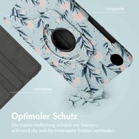 imoshion 360° drehbare Design Klapphülle für das Samsung Galaxy Tab A9 8.7 Zoll - Flowers