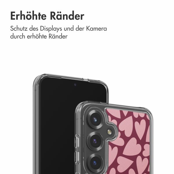 imoshion Design Hülle Samsung Galaxy S25 - Hearty Blush