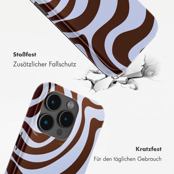Selencia Vivid Back Cover Apple iPhone 15 Pro - Dream Swirl Chocolate