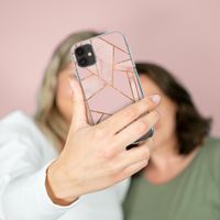 imoshion Design Hülle für das Apple iPhone 12 (Pro) - Pink Graphic