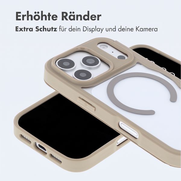 imoshion Transparente Bookcase mit MagSafe Apple iPhone 18 Pro / 17 Pro - Beige