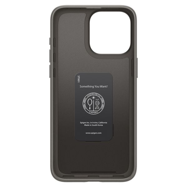 Spigen Thin Fit™ Hardcase für das Apple iPhone 15 Pro - Gunmetal