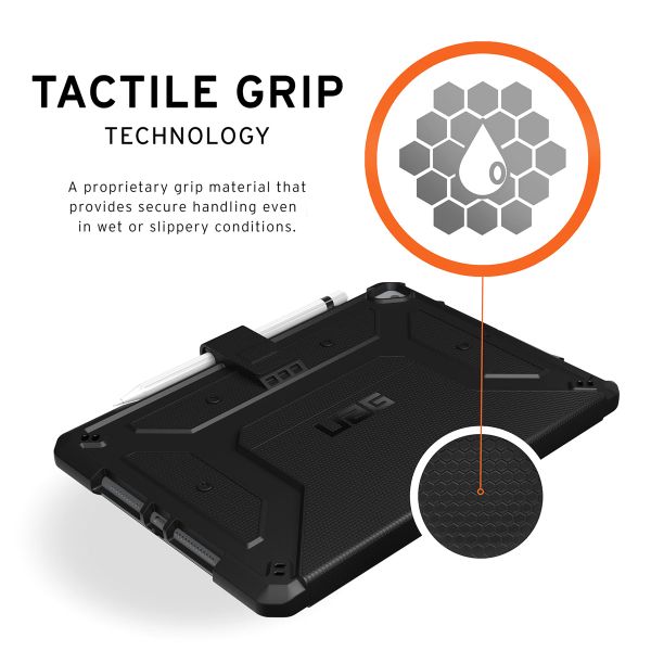 UAG Metropolis Klapphülle Apple iPad 9 (2021) 10.2 Zoll / iPad 8 (2020) 10.2 Zoll / iPad 7 (2019) 10.2 Zoll - Schwarz