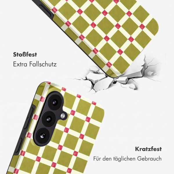 Selencia Vivid Rückabdeckung mit MagSafe Samsung Galaxy S26 - Check This Olive