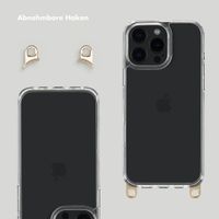 Selencia Back Cover mit abnehmbaren Haken für das iPhone 16 Pro Max - Transparent