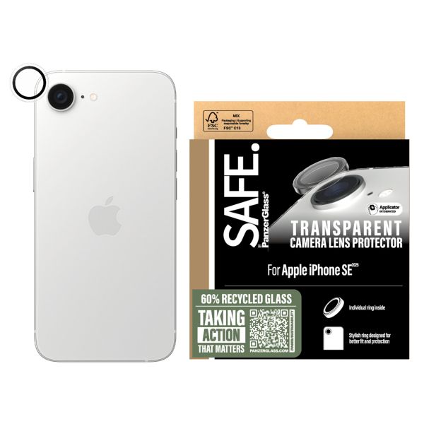 SAFE by PanzerGlass Kameraprotektor iPhone SE 4 - Transparent