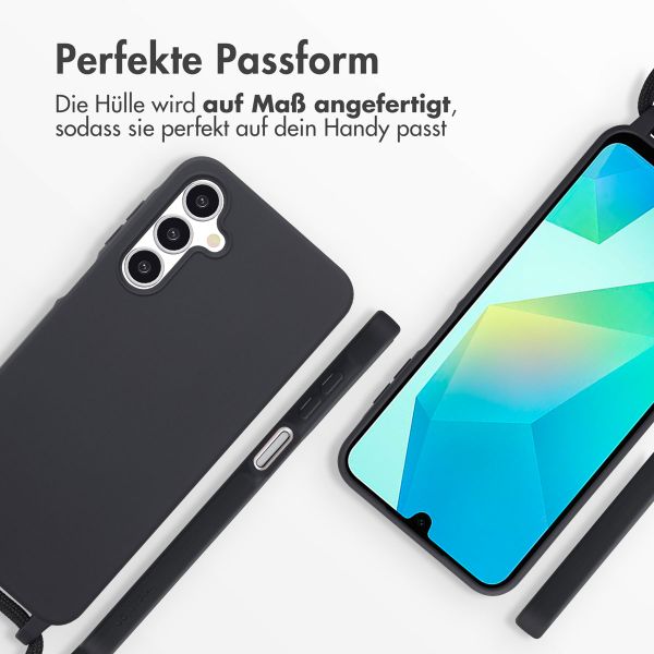 imoshion SilikonHülle mit Band Samsung Galaxy A16 - Schwarz