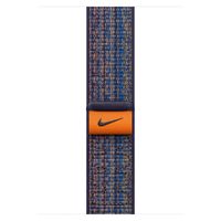 Apple Nike Sport Loop Armband für das  Apple Watch Series 1 t/m 11 / SE / Ultra (44/45/46/49 mm) - Game Royal & Orange
