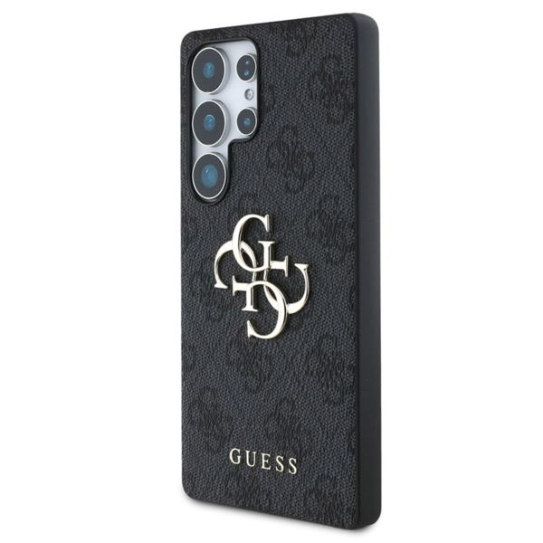 Guess 4G Metal Logo Back Cover Samsung Galaxy S25 Ultra - Schwarz