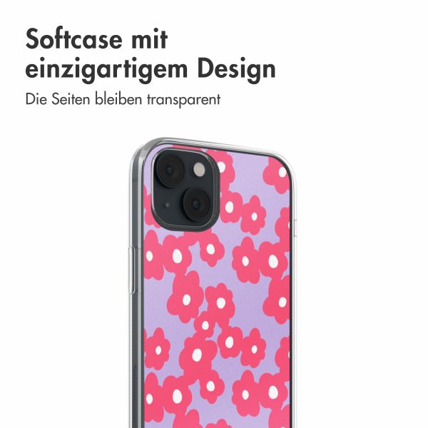 imoshion  Design Hülle für das iPhone 14 - Dusty Rose Blossoms