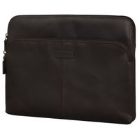 dbramante1928 Skagen Pro+ Sleeve - Laptop Hülle 13 Zoll - Laptop Sleeve - Echtes Leder - Apple MacBook Pro 13 Zoll / Air 13 Zoll - Hunter Dark