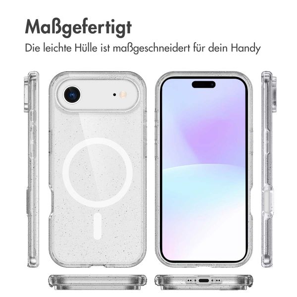 imoshion Sparkle Back Cover mit MagSafe Apple iPhone Air - Transparent