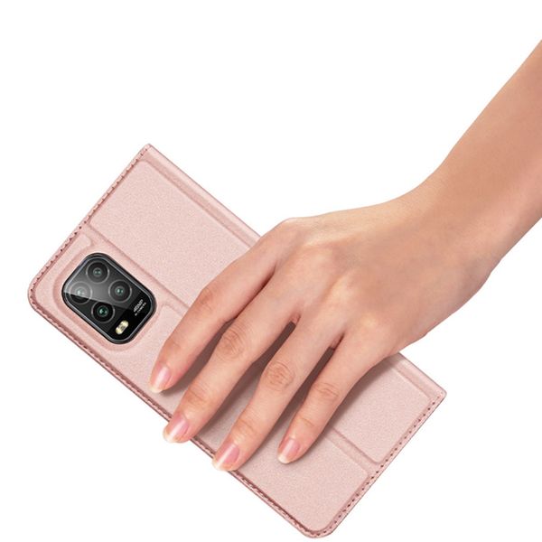 Dux Ducis Slim TPU Klapphülle Roségold für Xiaomi Mi 10 Lite