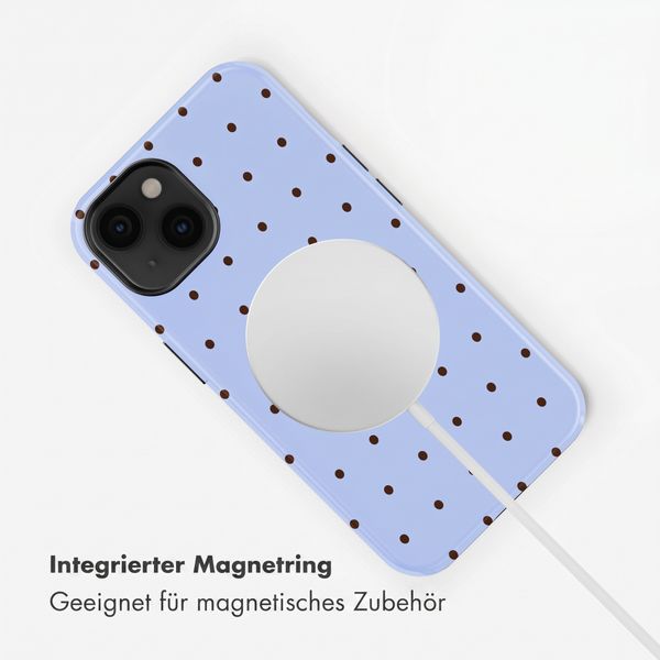 Selencia Vivid Rückabdeckung mit MagSafe Apple iPhone 14 - Happy Dots Digital Sky