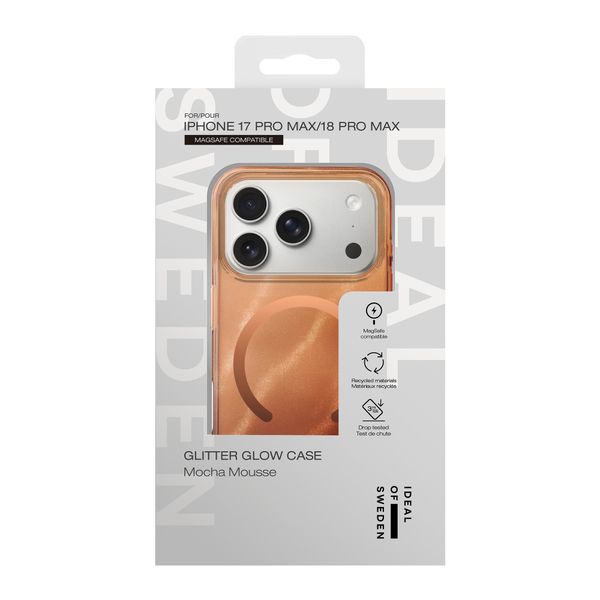 iDeal of Sweden Clear Case MagSafe Apple iPhone 18 Pro Max / 17 Pro Max - Mocha Mousse