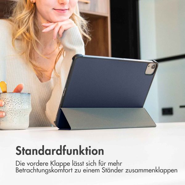 imoshion Trifold Klapphülle für das Lenovo Tab M10 (3rd gen) - Dunkelblau